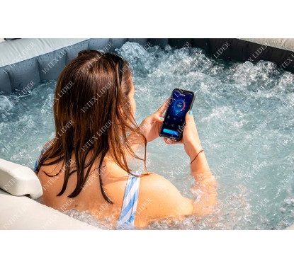 28450 Intex Джакузи надувное Greystone Deluxe
