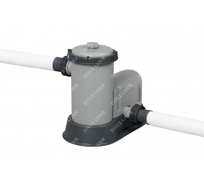 561FJ BestWay Каркасный бассейн круглый, 549х132см+фильтрнасос, лестница, тент