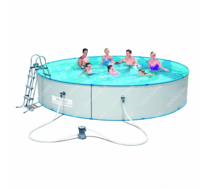 56386 Бассейн круглый стальной Hydrium Splasher Pool Set Bestway 460х90 см