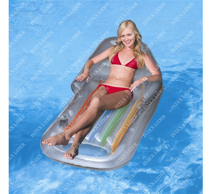 43028 Надувной шезлонг Bestway для отдыха на воде 157х89 см