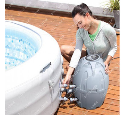 54112 Бассейн СПА с эффектом джакузи Lay-Z-Spa Vegas Bestway 54112 196х61 см